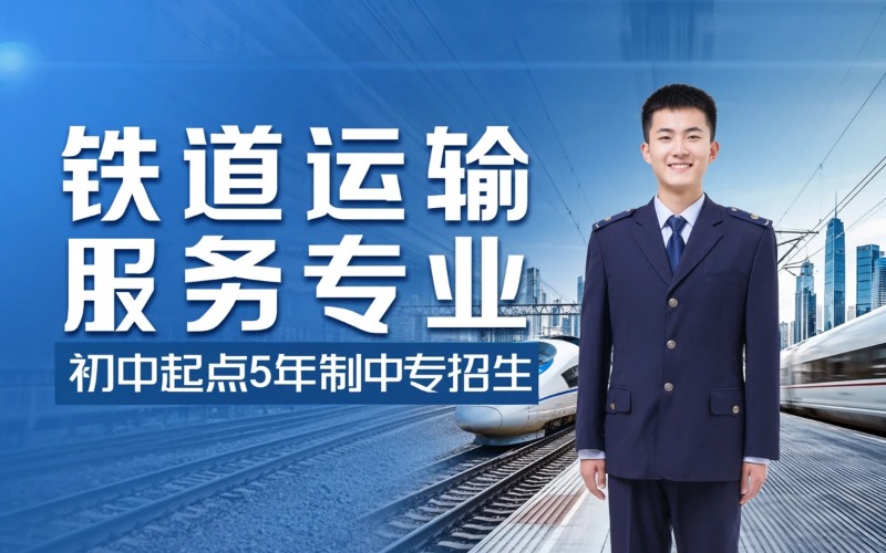 铁道运输服务专业初中起点5年学制中专招生简章