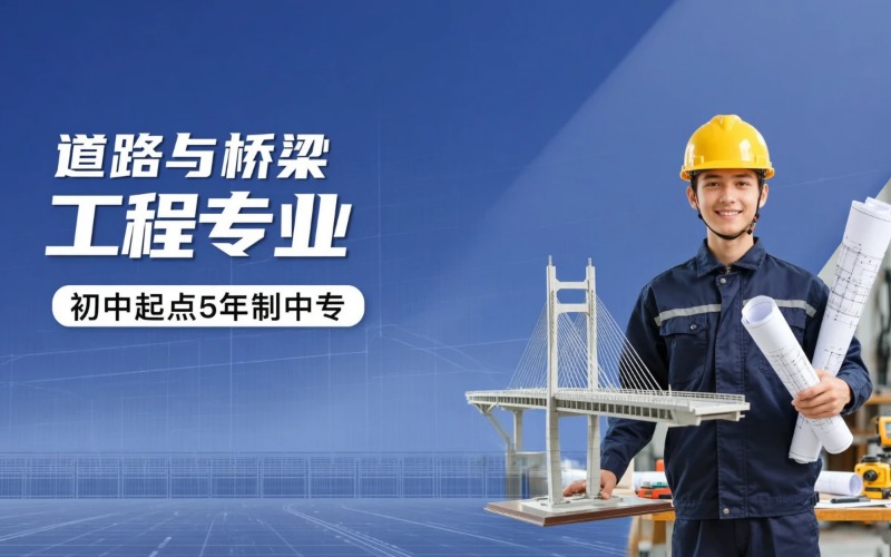 道路与桥梁工程施工专业初中起点5年学制中专招生简章