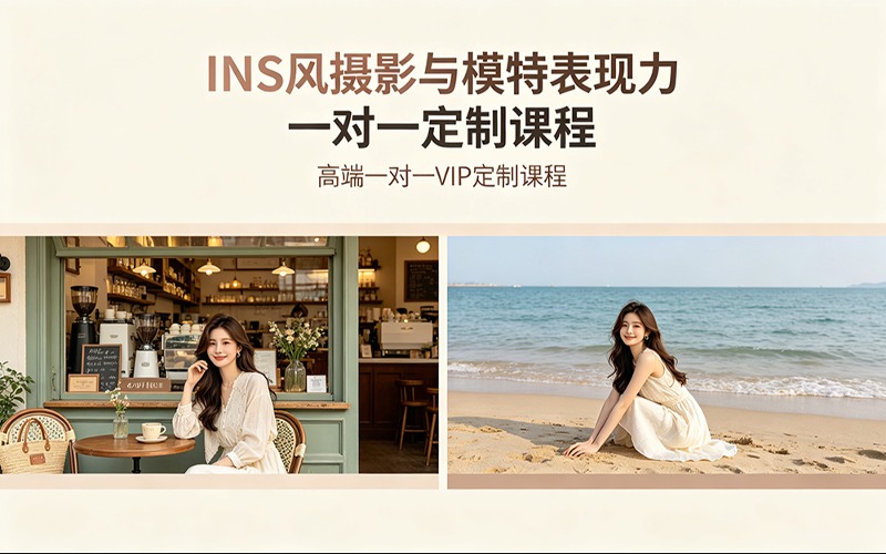 INS 风摄影与模特表现力一对一定制课程
