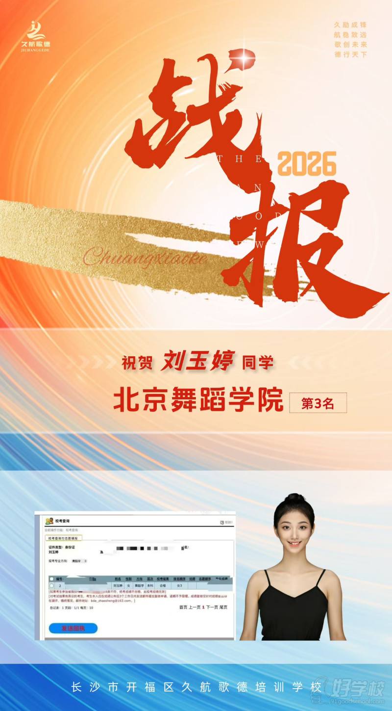 学员成绩