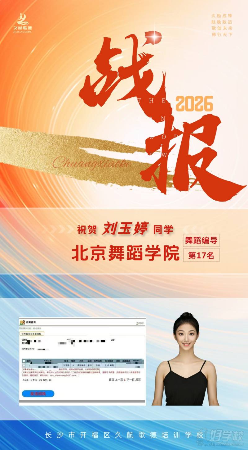 学员成绩