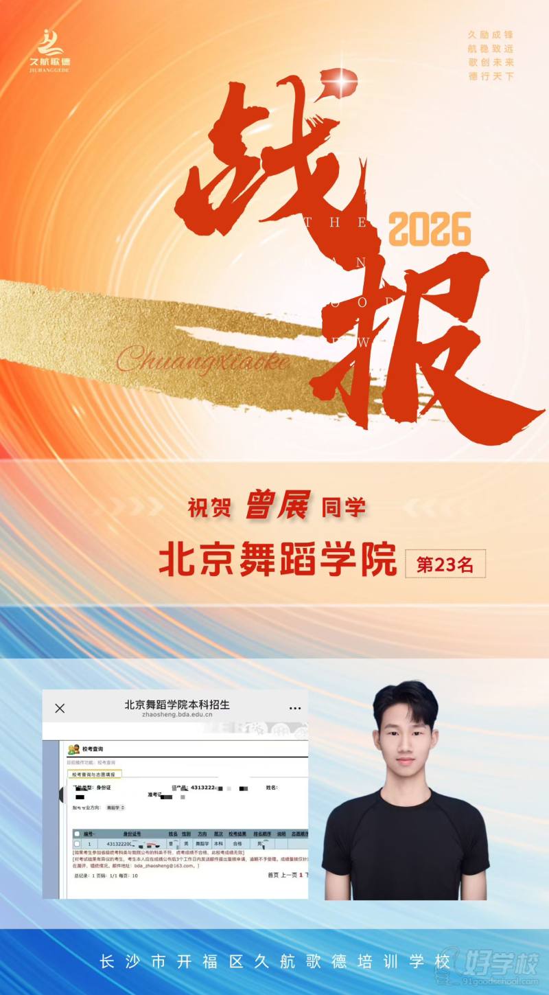 学员成绩