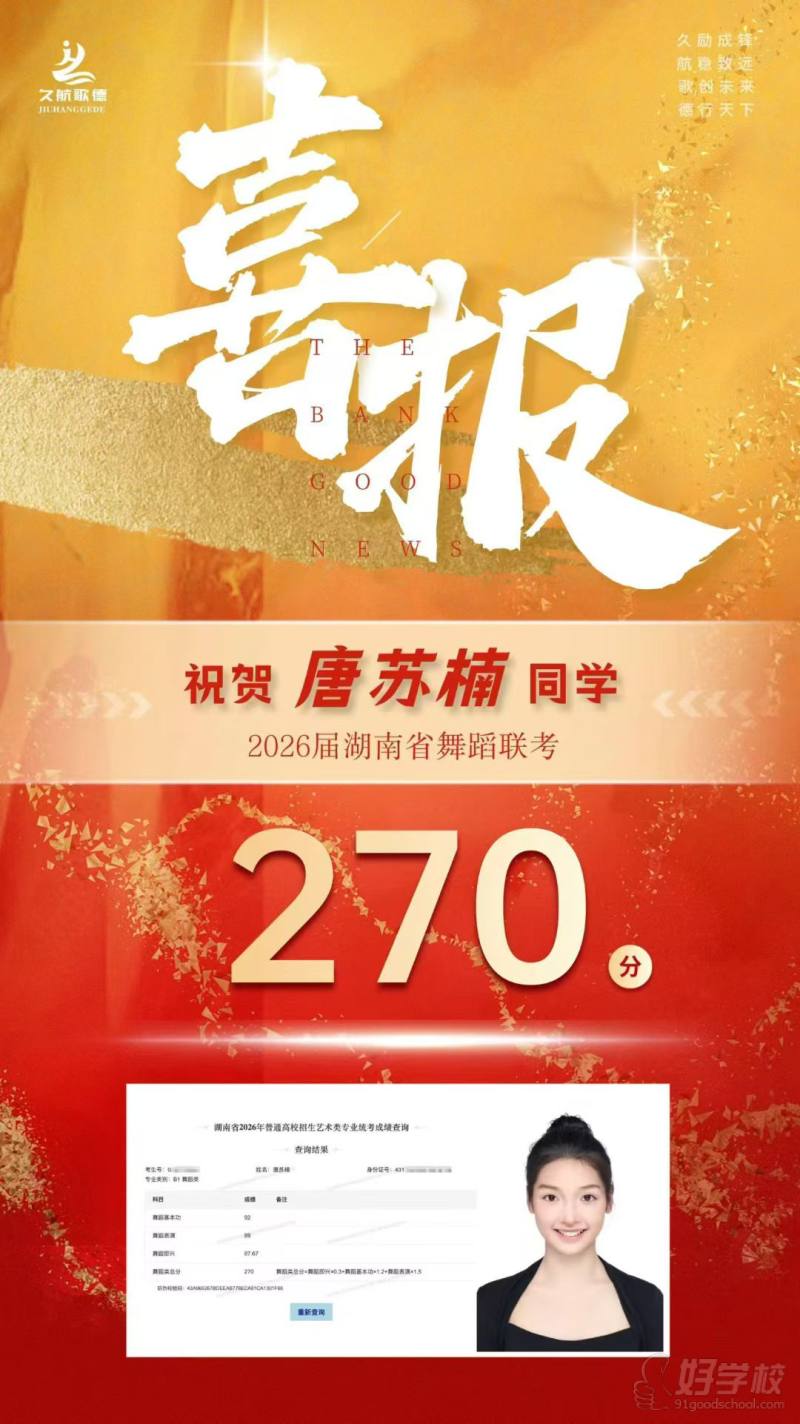 学员成绩