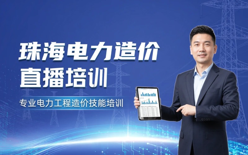 珠海电力造价直播培训课程