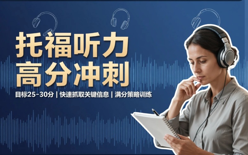 广州托福听力冲刺培训班