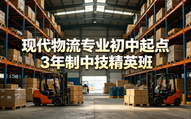 现代物流专业初中起点3年制中技精英班