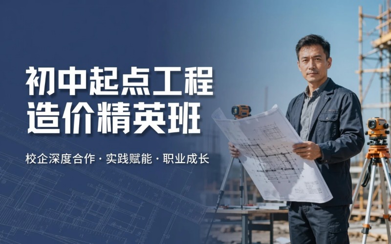 工程造价专业初中起点3年制中技精英班
