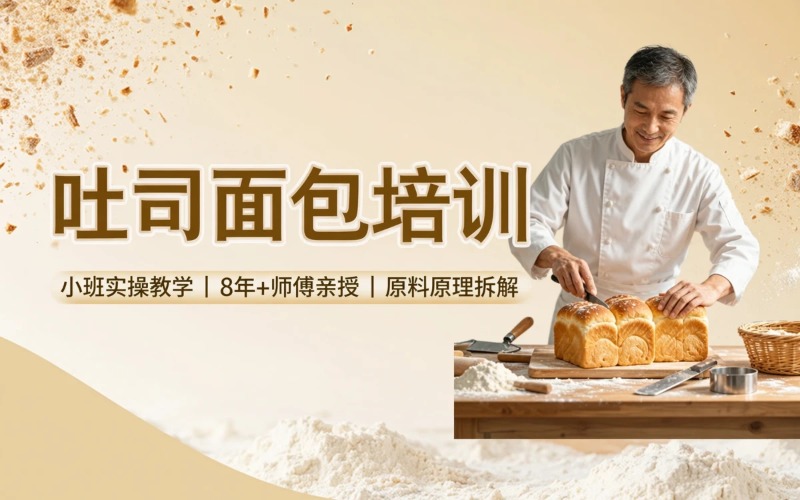 郑州吐司面包培训课程