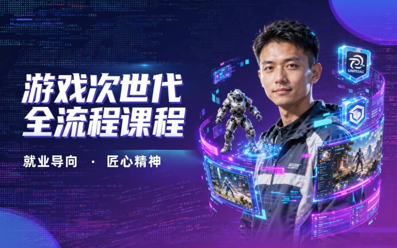 北京游戏次世代全流程课程培训班