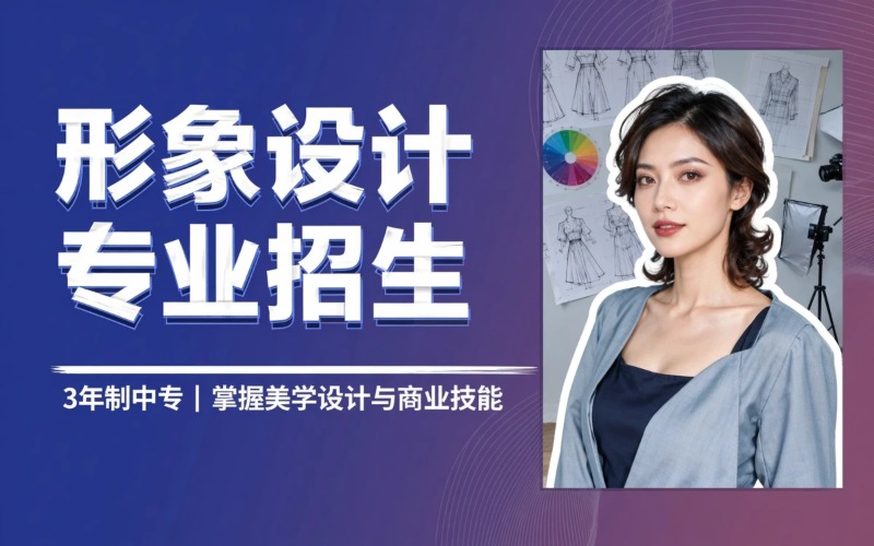 形象设计专业初中起点3年中专招生简章
