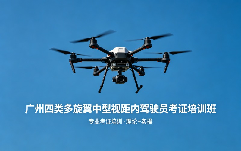广州四类多旋翼中型视距内驾驶员考证培训班