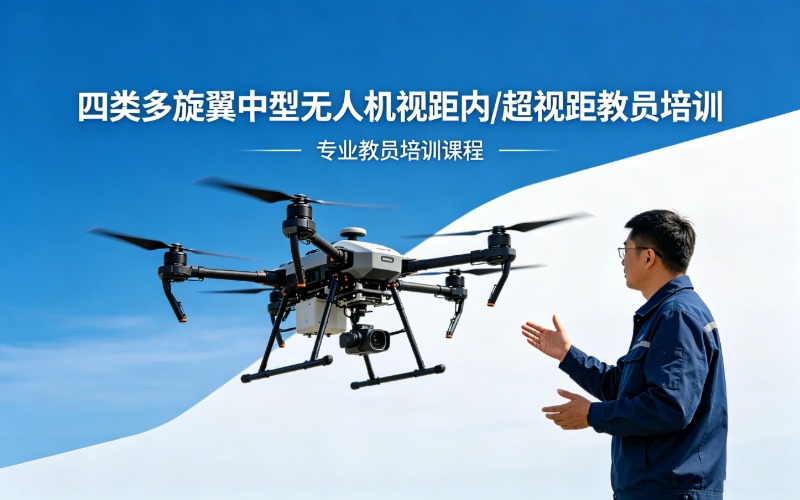 广州四类多旋翼中型无人机视距内 / 超视距教员培训班