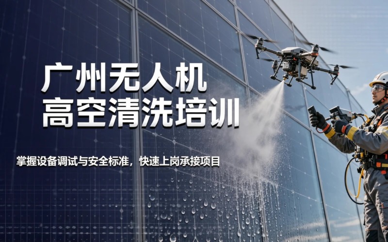 广州无人机高空清洗应用培训班