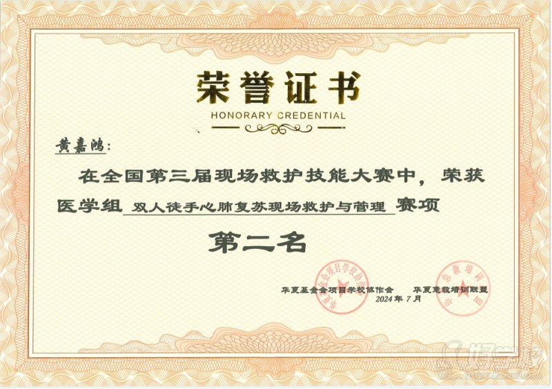 荣誉证书2