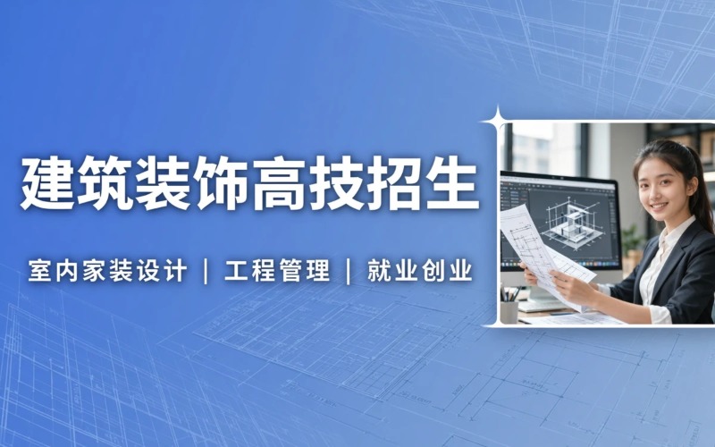 杭州建筑装饰工程技术专业3年制高技招生简章