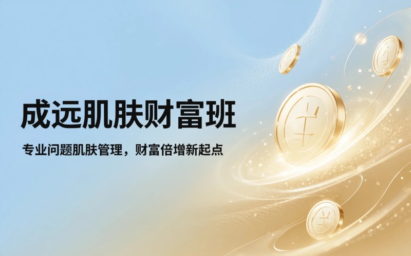 深圳成远肌肤管理财富班