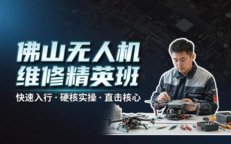 佛山无人机维修培训精英快修班