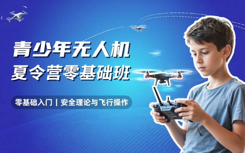 广州暑期青少年无人机夏令营零基础班