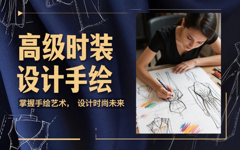 高级时装设计手绘专业