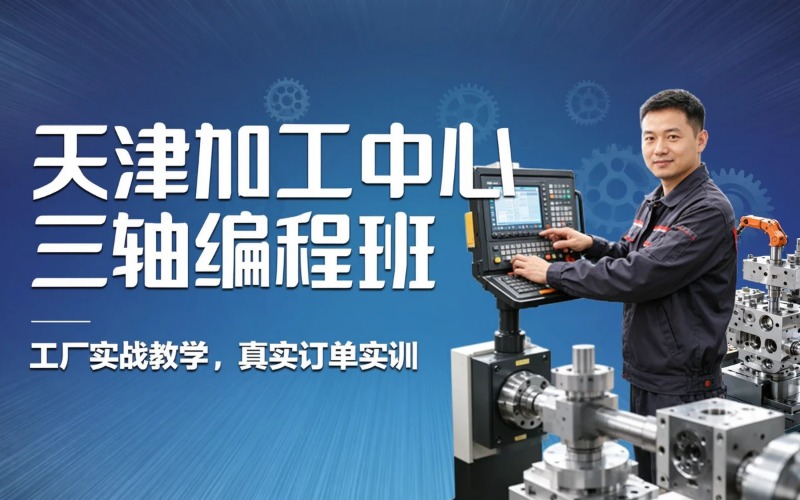 天津加工中心操机 + 三轴编程培训班