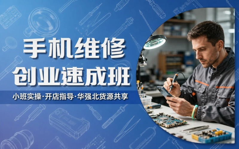 深圳手机维修开店速成钻石培训班