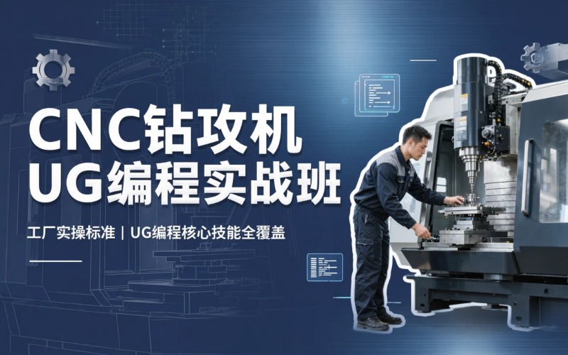 珠海CNC加工中心钻攻机UG编程培训班
