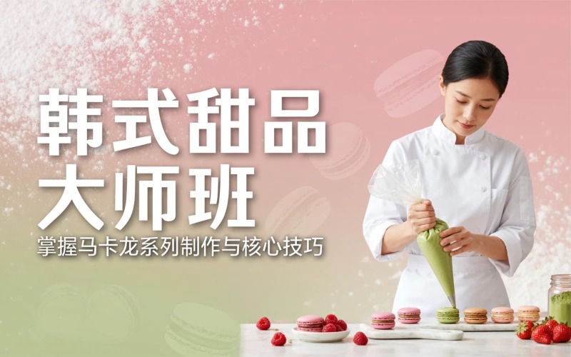 杭州韩式甜品制作培训课程