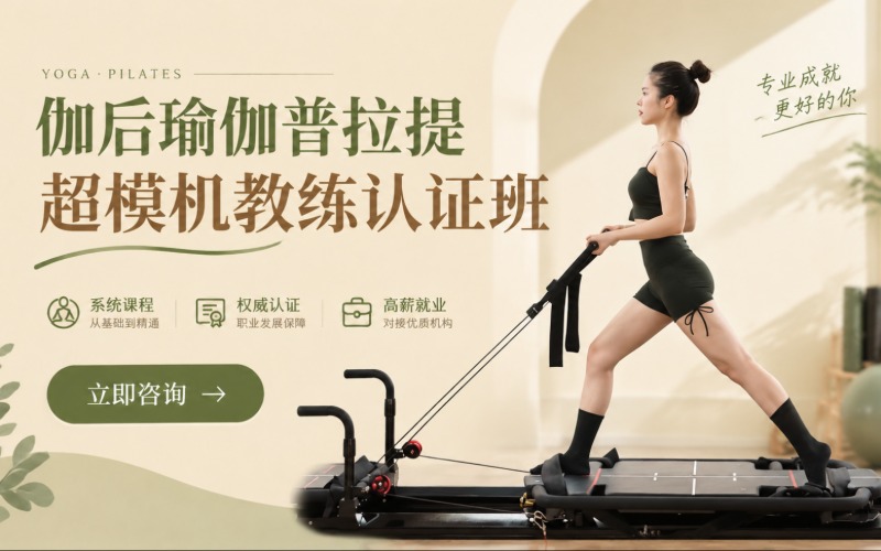 济南瑜伽普拉提超模机认证班