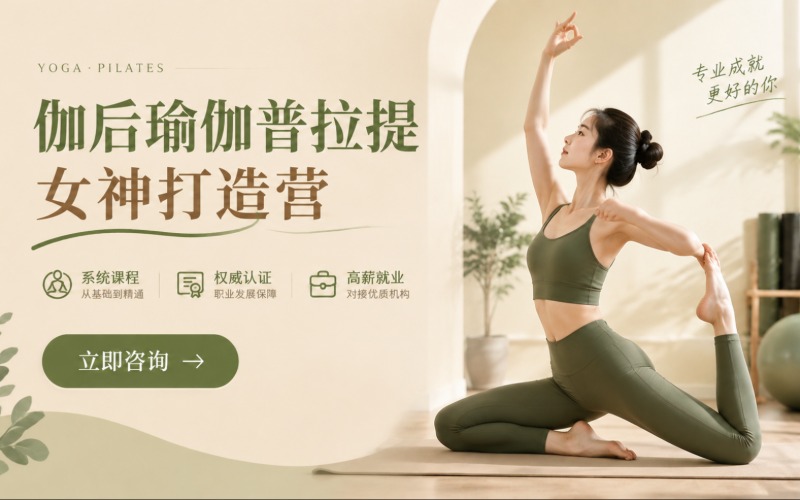 济南瑜伽普拉提伽后女神打造营