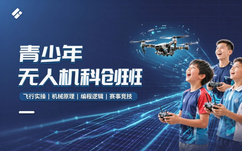 上海青少年航空科普与无人机科创素质教育培训班