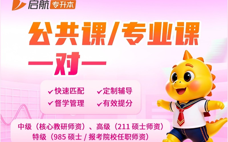 专升本公共课/专业课一对一培训班