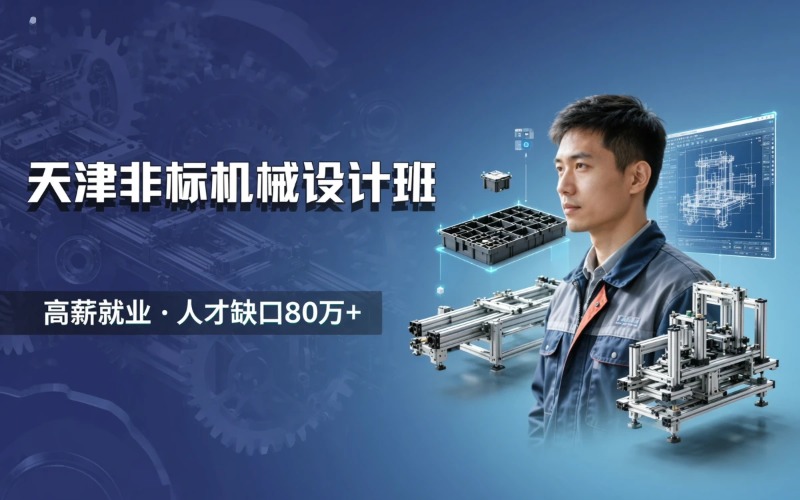 天津非标机械设计工程师就业班