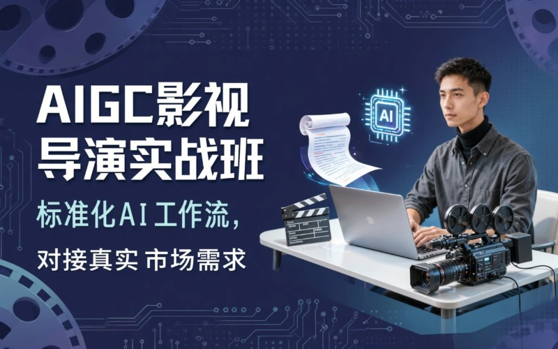 AIGC 影视导演全流程实战就业班