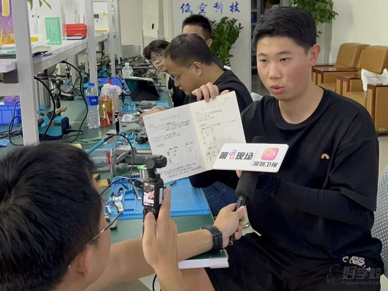 深圳卫视来深云翼专访--采访优秀学员