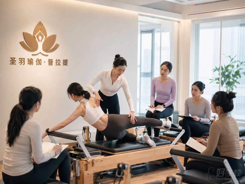 合肥普拉提教练培训, 大器械普拉提, 圣羽瑜伽学院, 零基础普拉提, 合肥普拉提课程, 安徽普拉提教练, 普拉提培训班