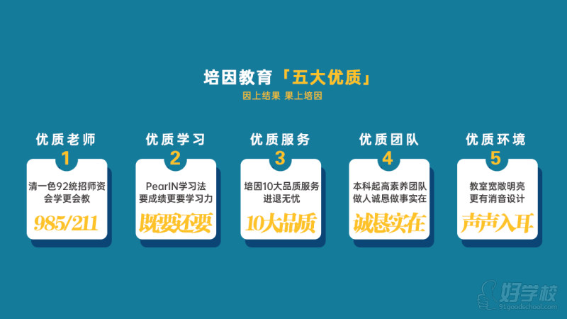 培因五大优质